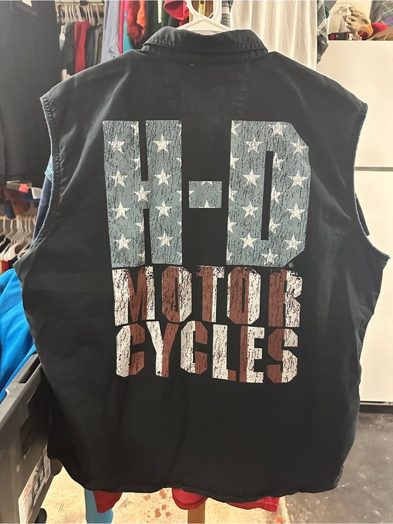 Harley-Davidson Other - Harley-Davidson Genuine MotorClothes Sleeveless Muscle Button-Down Shirt